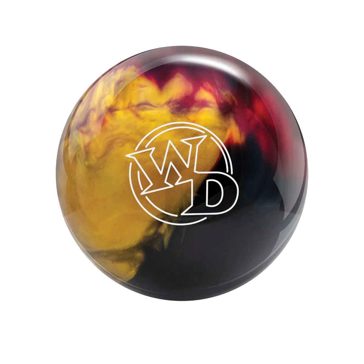 Polyester Bowling Ball - Columbia 300 WD - Scarlet/Gold/Black