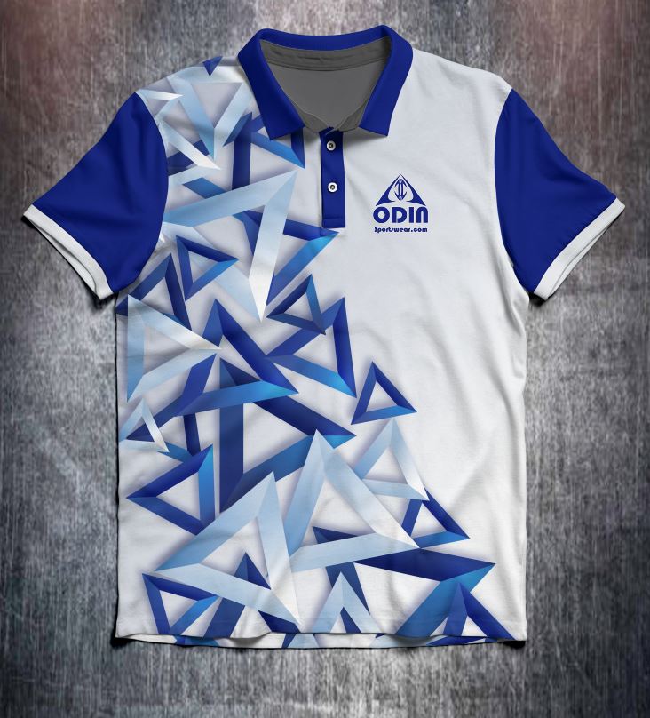 3D Triangles design shirt