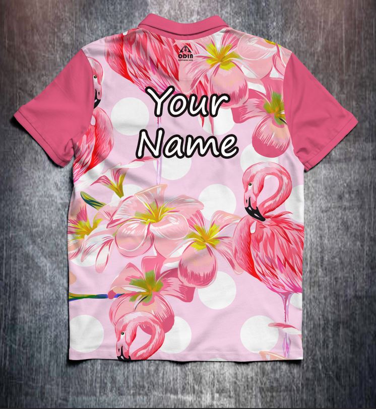 Pink Flamingo Tenpin Bowling Shirt and Apparel