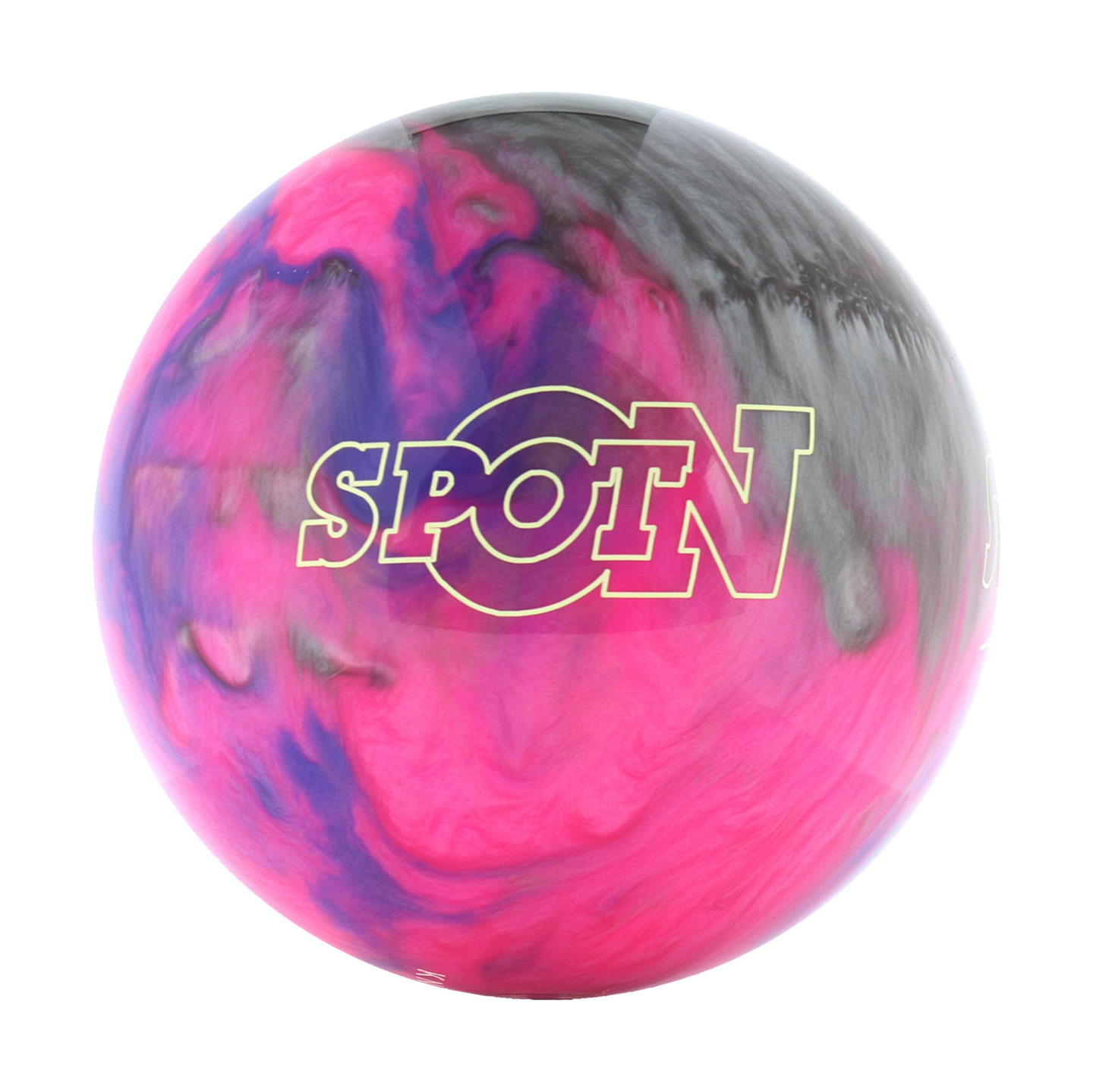 Polyester Bowling Ball - Storm Spot On - Pink / Purple / Silver