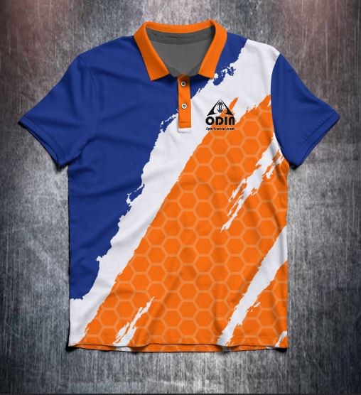 Orange Blue Slash Tenpin Bowling Shirt and Apparel